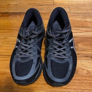 ASICS Metarun Black and Silver Sneaker